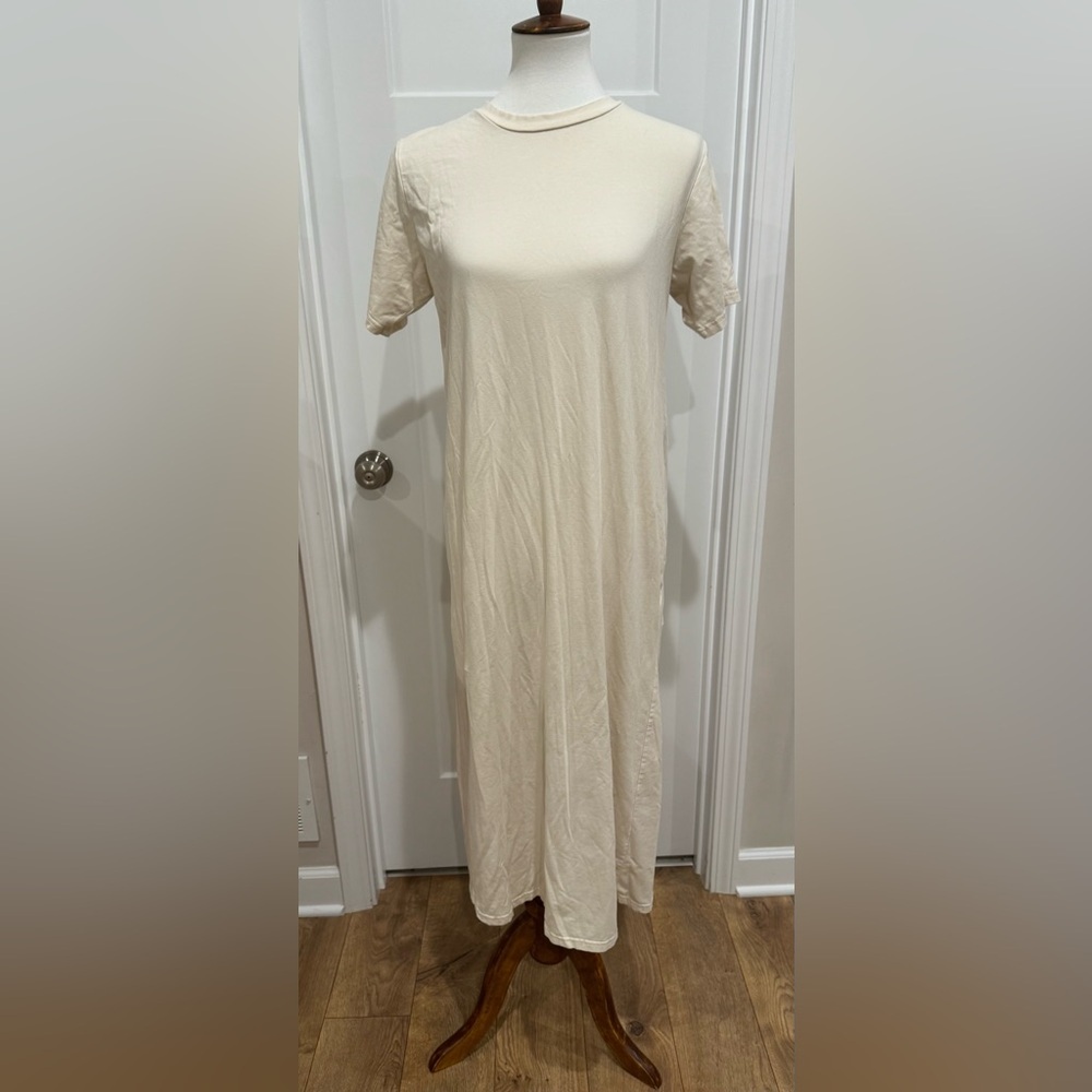 UK Brand Olive Clothing Elegant Cream Maxi Dress